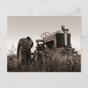 Het oude Briefkaart van de Tractor
