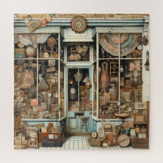 Het Oude Curiositeiten Winkel Legpuzzel (Verticaal)