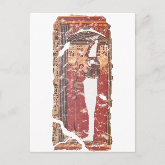 Het oude Egyptische boek van de Dood - Horus Briefkaart (Voorkant)