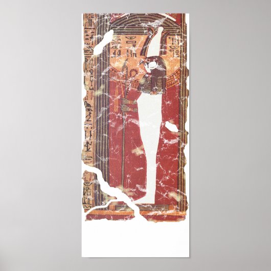 Het oude Egyptische boek van de Dood - Horus Poster (Voorkant)