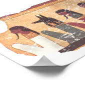 Het oude Egyptische boek van het doodvonnis Poster (Hoek)
