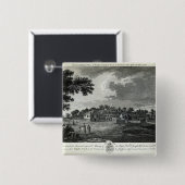 Het oude episcopale paleis van Bromley Vierkante Button 5,1 Cm (Voorkant /achterkant)