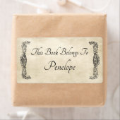 Het oude Etiket van de Koekplaat van het Werk van (Insitu)