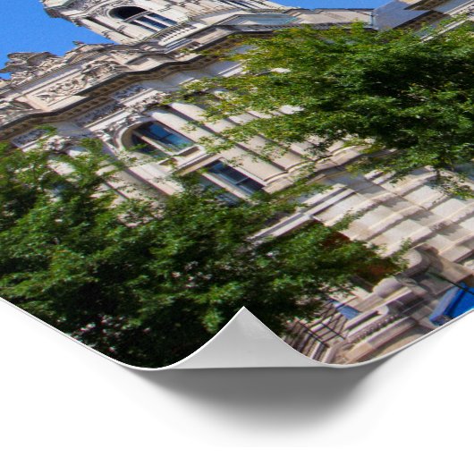 Het oude graafschap Vanderburgh Poster (Hoek)