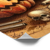 Het oude Halloween Art Poster (Hoek)