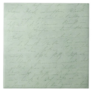 Het oude handschrift liefdesbrieven vervaagd antie tegeltje