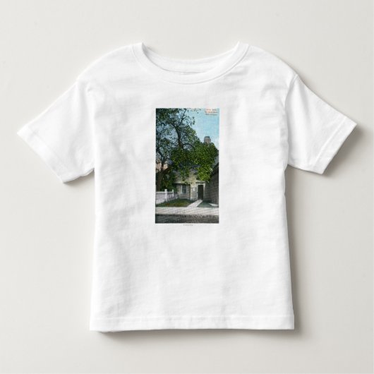 Het oude heksenhuis, hoofdingang kinder shirts (Voorkant)