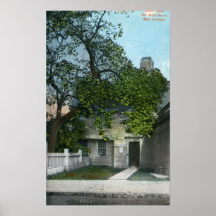 Het oude heksenhuis, hoofdingang poster
