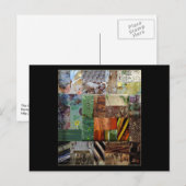 Het oude Homestead Patchwork-bereik Briefkaart (Voorkant / Achterkant)
