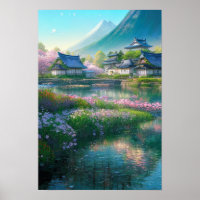 Het oude houten dorp van het platteland aan de riv