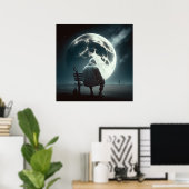 Het oude man dat zich eenzaam poster-5-poster voel poster (Thuiskantoor)