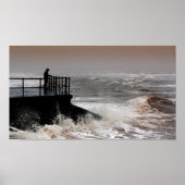 Het oude Man en het Raging Zee Poster (Voorkant)