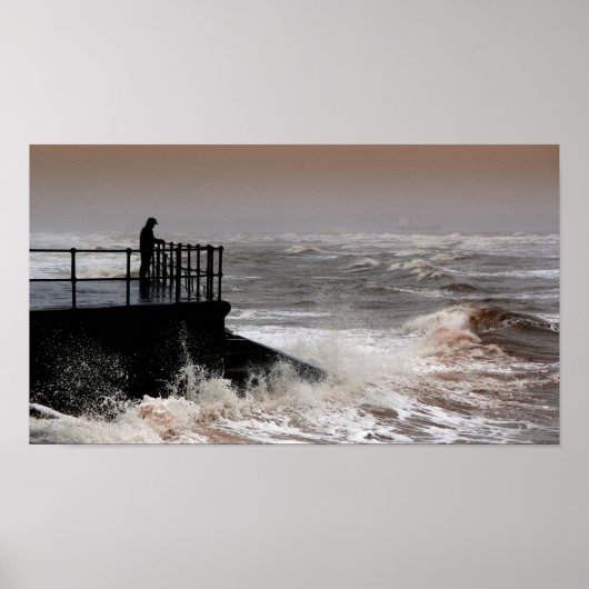 Het oude Man en het Raging Zee Poster (Voorkant)