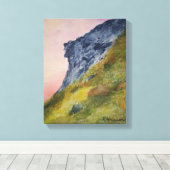 Het oude Man in de bergen print (Insitu (Houten vloer))