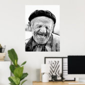 HET OUDE MAN POSTER (Thuiskantoor)