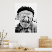 HET OUDE MAN POSTER (Keuken)