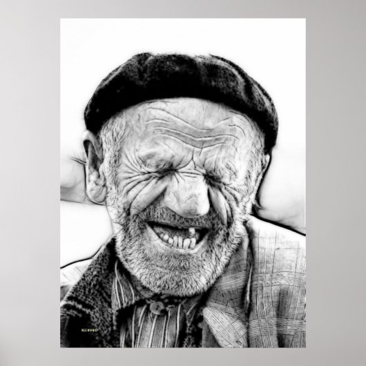 HET OUDE MAN POSTER (Voorkant)