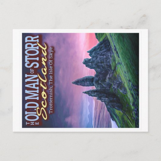 HET OUDE MAN VAN STORR - HET ISEL VAN SKYE - SCOTL BRIEFKAART (Voorkant)
