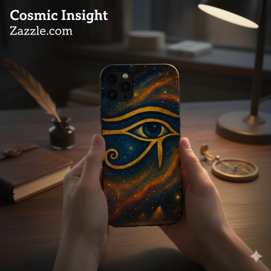 Het oude oog van Horus Cosmic Mystique Case-Mate iPhone Case
