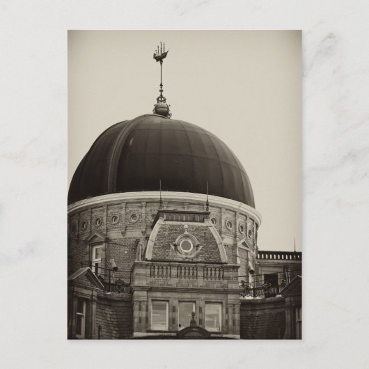 Het oude planetarium in Londen Briefkaart (Voorkant)