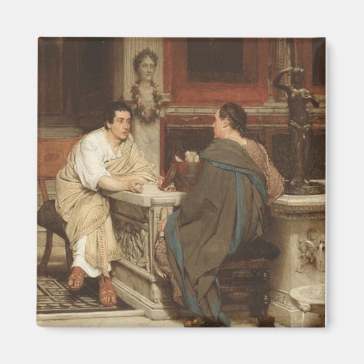 Het oude Rome Cicero & Atticus Magneet (Voorkant)