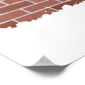 het oude schoolgraffiti-ontwerp poster (Hoek)