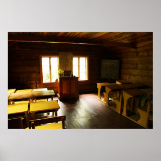 Het oude schoolhuis poster