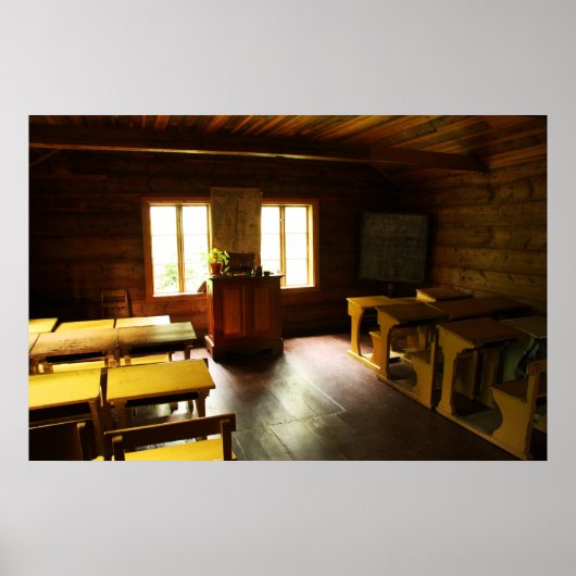 Het oude schoolhuis poster (Voorkant)