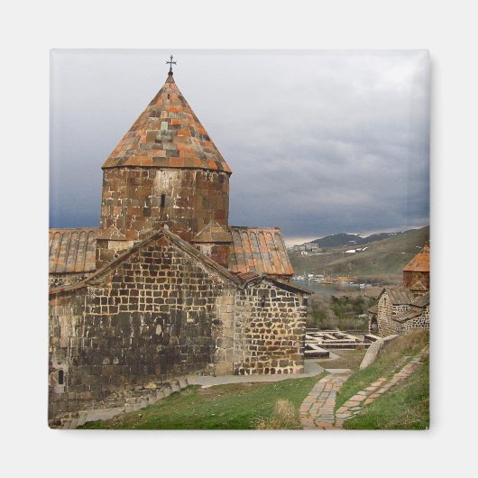 Het oude Sevanavanklooster Magneet (Voorkant)