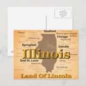 Het oude Silhouet van de Kaart van de Trots van de (Voorkant / Achterkant)