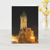 Het oude stadhuis van Praag Kaart (Gele Bloem)