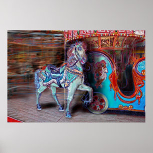 Het oude Stallion-Poster van de standaard voor fra Poster