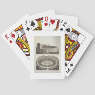 Het oude Theater, nu een Plaza de Toros en een Uit Speelkaarten