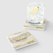 Het oude theater van Herodion Stone Onderzetter -  (Zijkant)