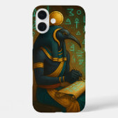 Het oude Thoth Blauwgroen Goud Case-Mate iPhone Case (Achterkant)