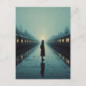 Het Oude Treinstation Briefkaart (Voorkant)