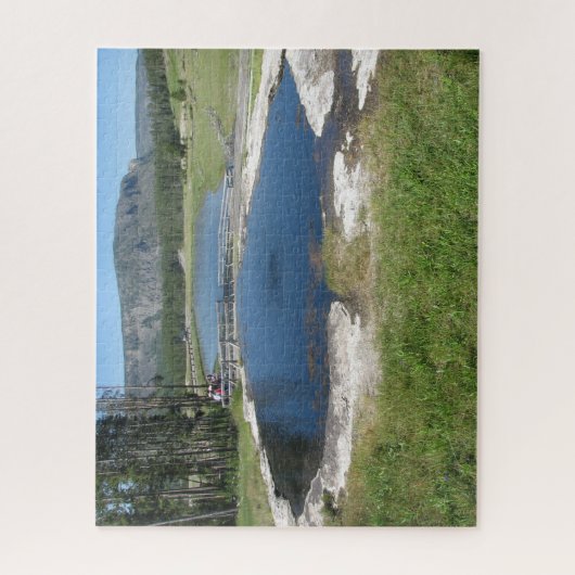 Het oude trouwe Yellowstone National Park. Legpuzzel (Verticaal)