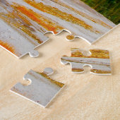 Het oude trouwe Yellowstone National Park. Legpuzzel (Zijkant)