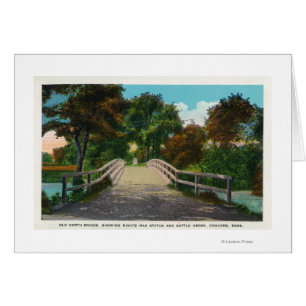 Het oude Uitzicht van de Brug van de Noord van het