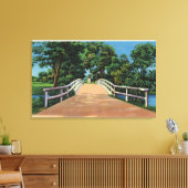 Het oude Uitzicht van de Noordbrug van het Minute Canvas Afdruk (Insitu (Woonkamer))