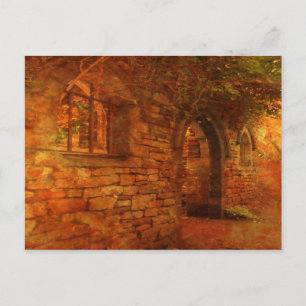 Het oude Victoriaans pompstation. Briefkaart