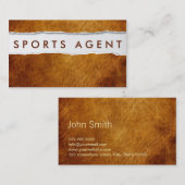 Het oude Visitekaartje van de Agent van de Sport v (Voorkant / Achterkant)