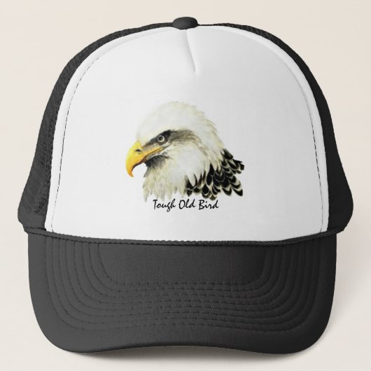 Het oude vogeldeeg citaat van de Eagle schilder Trucker Pet (Voorkant)