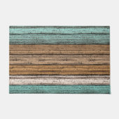 Het oude  Weathered Planten Pattern Deurmat (Voorkant)