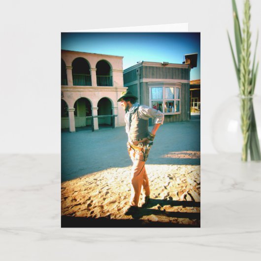 Het oude Wenskaart van de Studio's van Tucson Kaart (Voorkant)