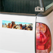 Het Oude Westen Bumpersticker (Op Truck)