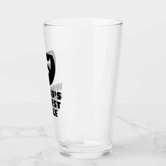 Het oudste cadeau van oom grappig bierglas ter wer glas (Links)