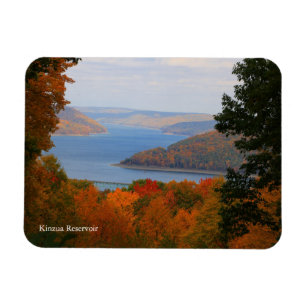 Het over het zien Colorful Herfst Kinzua Dam Souve Magneet