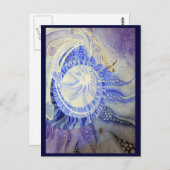 Het overgeven zich briefkaart (Voorkant / Achterkant)