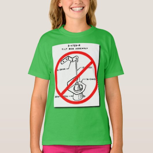 Het Overhellen van het einde T-shirt (Voorkant)